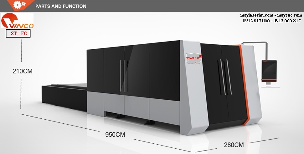 Máy cắt khắc kim loại Laser Starcut Fiber ST-FC Series